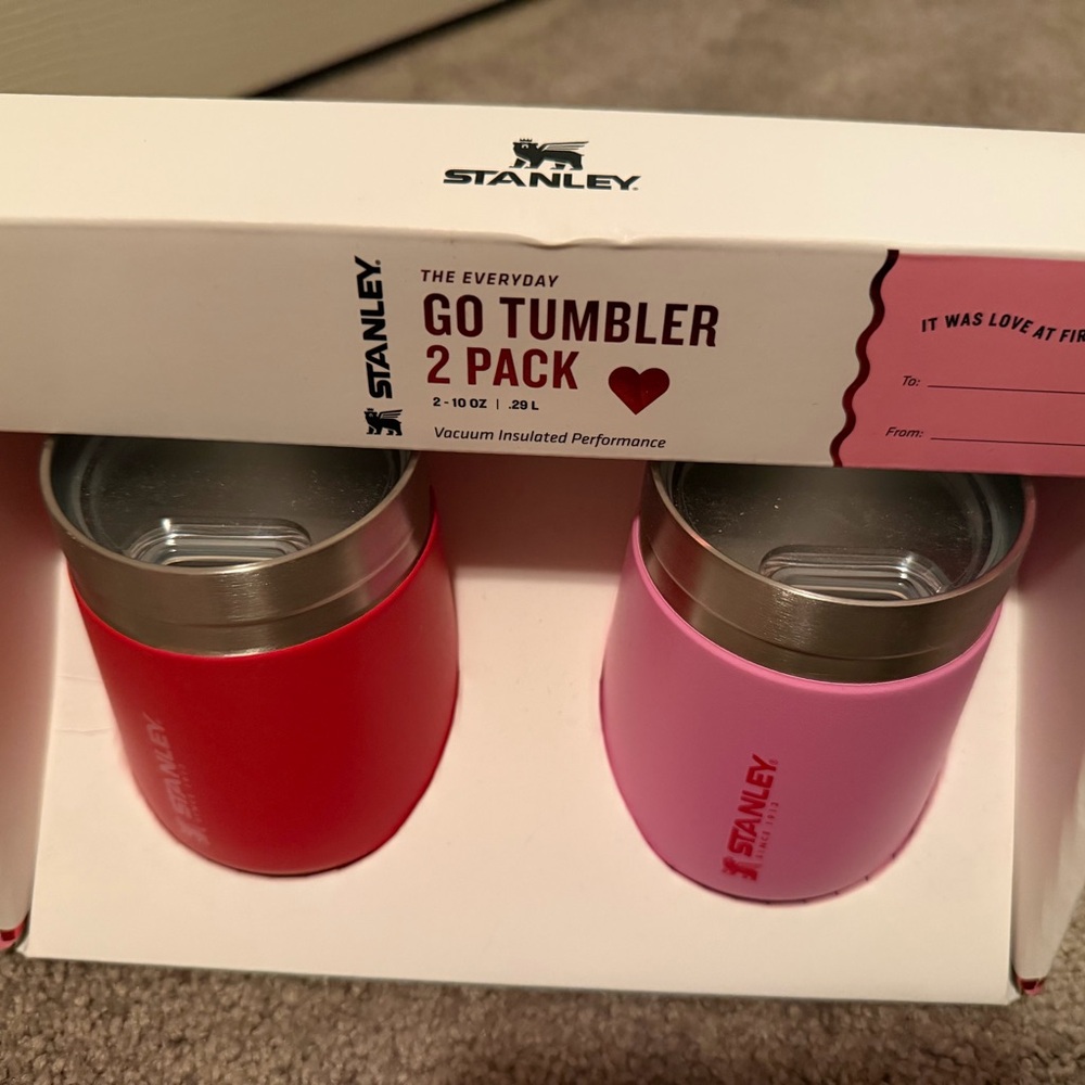 Stanley Red and Pink Go Tumbler Duo - Picture 2 of 2